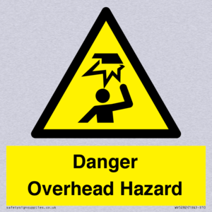 Danger Overhead Hazard